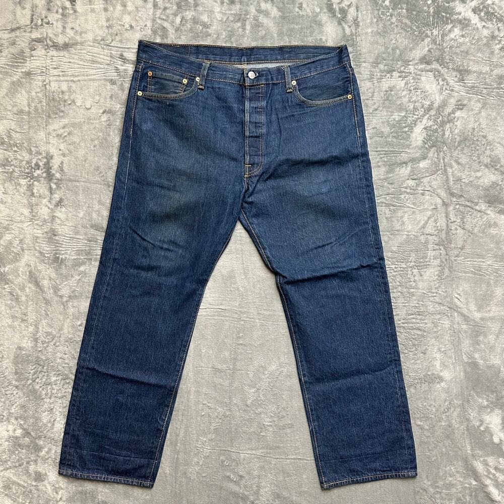 Levi's Straight Jeans Men's Size 38x32 Blue‎ Denim